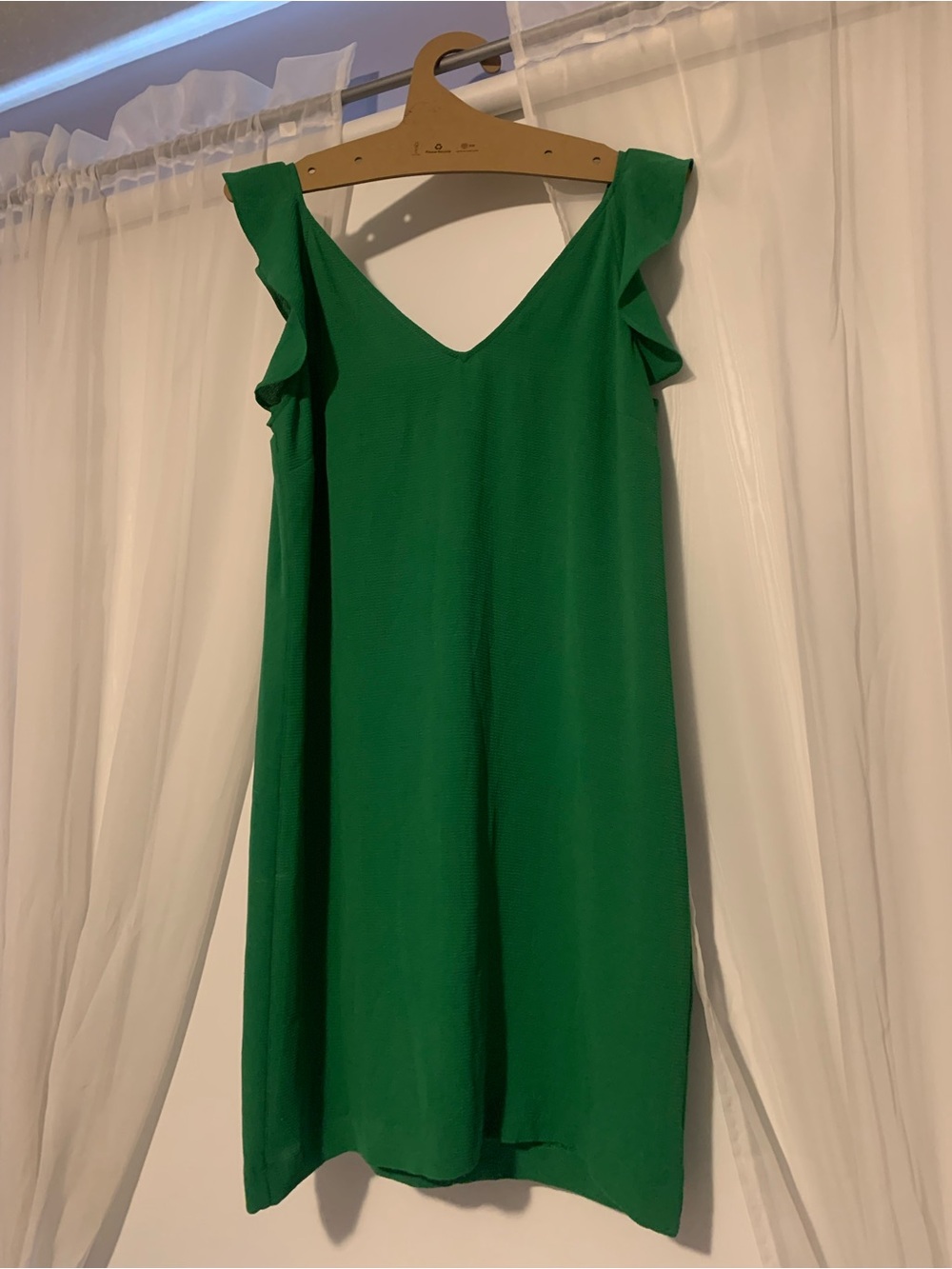 ☀️SUMMER CLEARANCE ITEM☀️RW&Co L Sleeveless Ruffle Shoulder Dress Fair condition